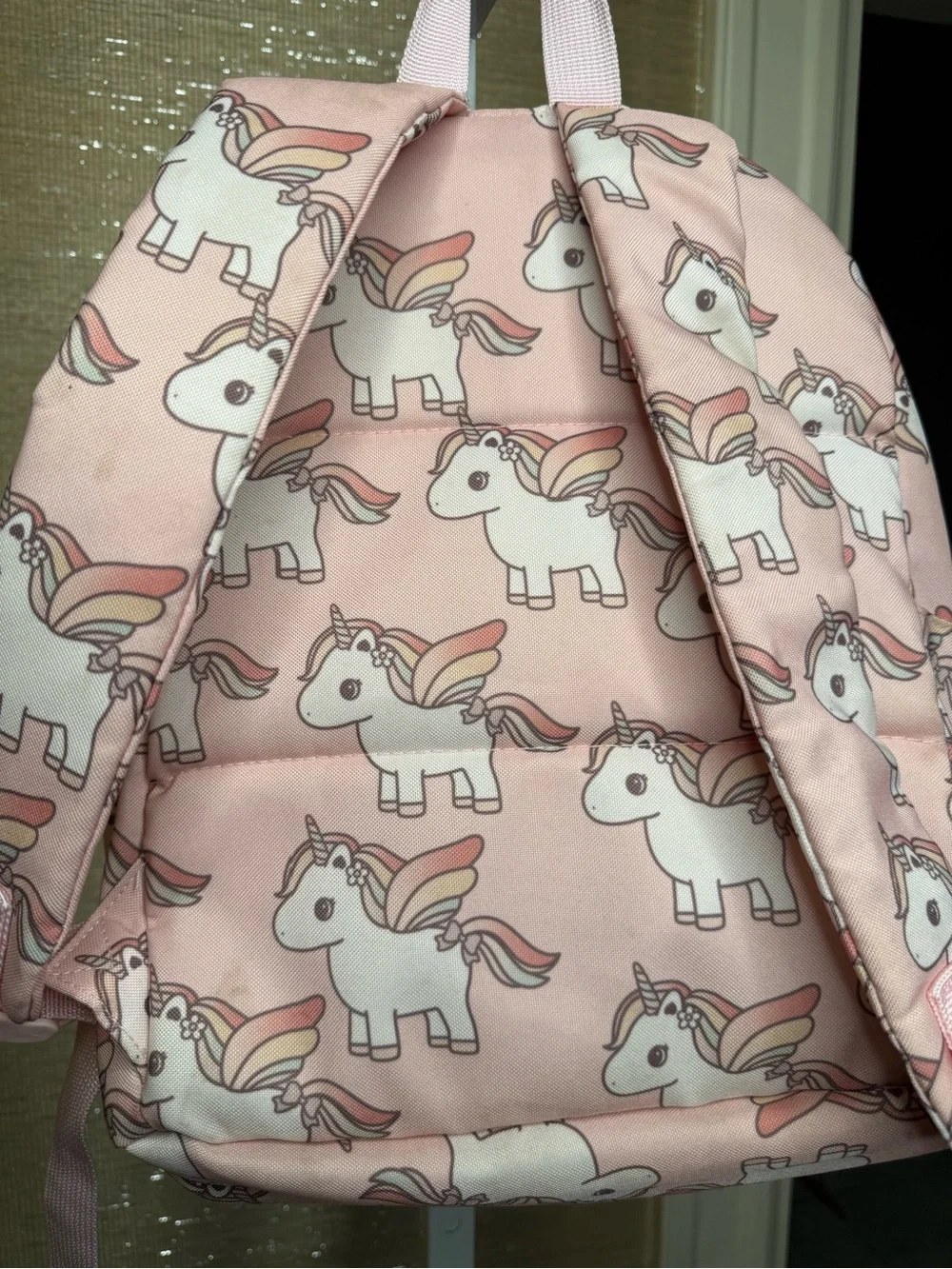 Huxbaby Pink Unicorn Print Kids Backpack